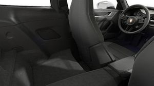 Interior view showing the back seats of 911 Carrera
