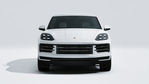Exterior view of Cayenne S showing the front of the car