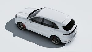 Vue extérieure de Cayenne Turbo E-Hybrid vue d'en haut