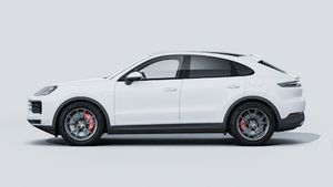 Vue extérieure de Cayenne S E-Hybrid Coupé montrant le côté gauche de la voiture