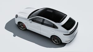 Exterior view of Cayenne Turbo E-Hybrid Coupé seen from above