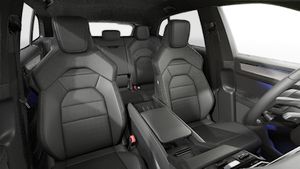Interior view showing the front seats of Cayenne S Electric