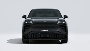 Exterior view of Cayenne Turbo Electric showing the front of the car