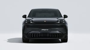 Exterior view of Cayenne Coupé Electric showing the front of the car