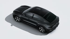 Exterior view of Cayenne S Coupé Electric seen from above