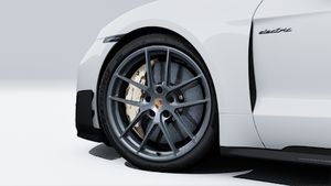Exterior view of Taycan Turbo GT with Weissach Package