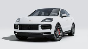 Vue extérieure de Cayenne S Coupé montrant l'avant et le côté gauche de la voiture