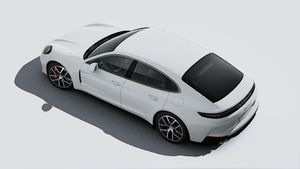 Vue extérieure de Panamera 4S E-Hybrid vue d'en haut