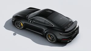 Vista exterior de 911 Turbo S vista desde arriba