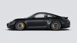 Vista exterior de 911 Turbo S mostrando el lado izquierdo del coche