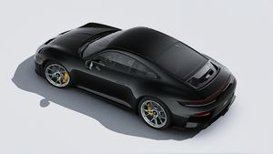 Vista exterior de 911 GT3 with Touring package vista desde arriba