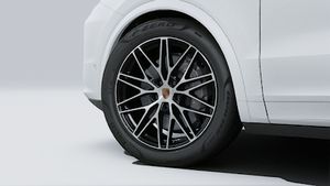 Vista exterior de su Cayenne E-Hybrid Coupé Black Edition