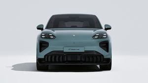 Vista exterior de Cayenne Turbo Coupé Electric mostrando la parte delantera del coche