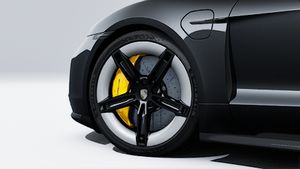 Vista exterior de su Taycan Turbo S