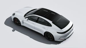 Vista exterior de Panamera GTS vista desde arriba