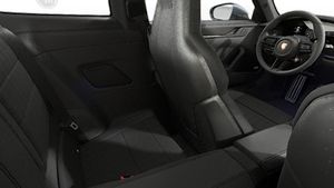 Interior view showing the back seats of 911 Carrera T