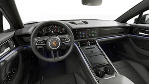 方向盘和仪表盘的内部视图 Panamera 行政加长尽享版