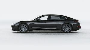 Panamera 行政加长尽享版 外观图，显示汽车左侧