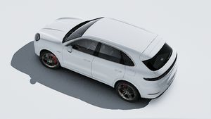 Vista exterior de Cayenne Turbo E-Hybrid vista desde arriba