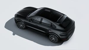 Vista exterior de Cayenne Coupé Black Edition vista desde arriba
