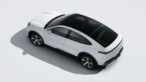 Vista exterior de Cayenne S Coupé Electric vista desde arriba