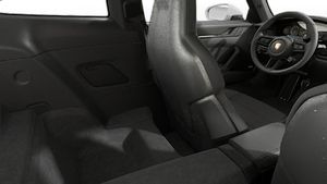 Interior view showing the back seats of 911 GT3 with Touring Package