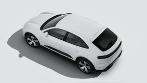 Exterior view of Macan Electric seen from above
