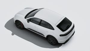 Exterior view of Macan GTS Electric seen from above