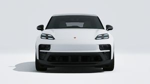 Exterior view of Macan GTS Electric showing the front of the car