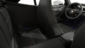 Interior view showing the back seats of 911 Carrera S Cabriolet