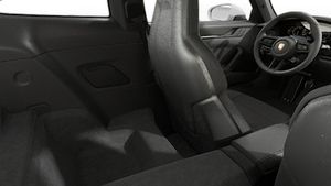 Interior view showing the back seats of 911 GT3 with Touring Package