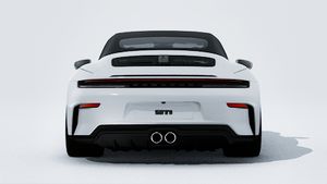 Exterior view of 911 GT3 S/C showing the rear of the car