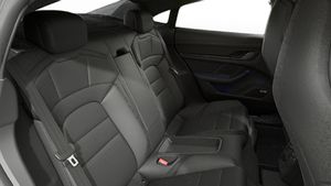Interior view of Taycan Black Edition