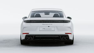 Exterior view of Panamera GTS showing the rear of the car