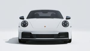 Pohled zvenčí na 911 Carrera T zobrazující přední část vozu