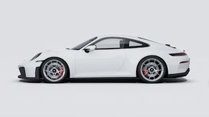 Vnější pohled na 911 GT3 with Touring Package na levé straně vozu