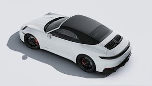 Außenansicht von 911 Carrera GTS Cabriolet von oben gesehen