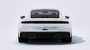 Außenansicht von 911 Carrera 4S mit Blick auf das Heck des Fahrzeugs