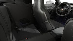 Innenansicht mit den Rücksitzen von 911 Targa 4 GTS