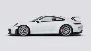 Die Außenansicht von 911 GT3 zeigt die linke Seite des Fahrzeugs