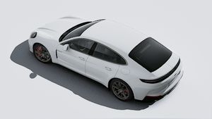 Außenansicht von Panamera Turbo E-Hybrid von oben gesehen