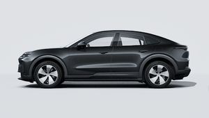Eksteriørbillede af Cayenne Coupé Electric der viser venstre side af bilen