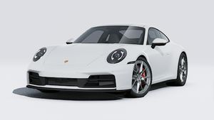 Vista exterior de 911 Carrera 4S mostrando la parte delantera y el lado izquierdo del coche