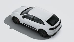 Vista exterior de Macan GTS Electric vista desde arriba