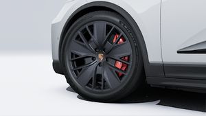 Vista exterior de su Macan GTS Electric