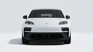 Vista exterior de Macan GTS Electric mostrando la parte delantera del coche