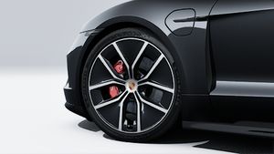 Vista exterior de su Taycan 4S Black Edition