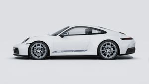 911 Carrera T välisvaade, auto vasakpoolne külg.