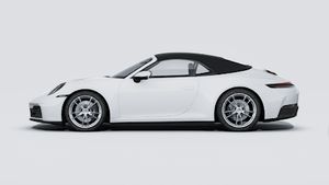 911 Carrera Cabriolet välisvaade, auto vasakpoolne külg.