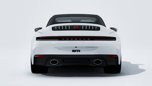 911 Carrera 4S Cabriolet välisvaade, auto tagaosa